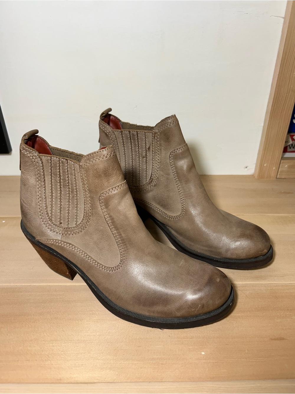 Leather Western Ankle Boots by Luxury Rebel